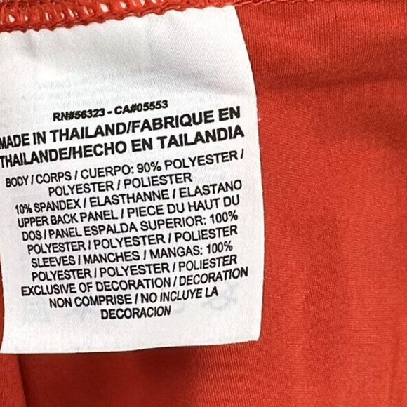 Nike Golf Tour Performance Dri-Fit Orange Men's Pullover Jacket M Medium - Picture 5 of 10